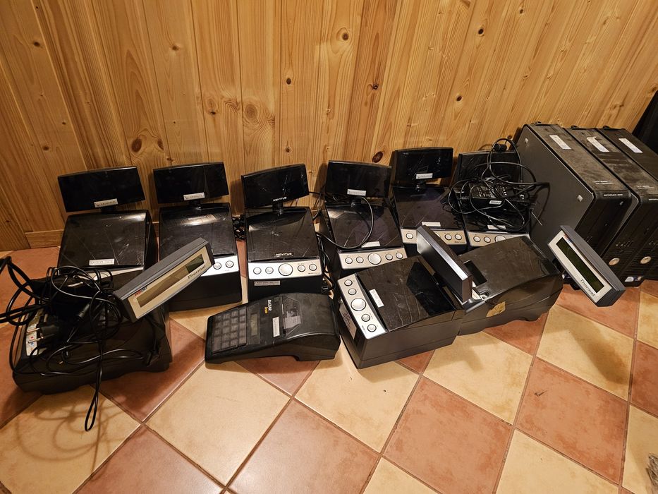 Zestawy kasowe kasy komputery skanery