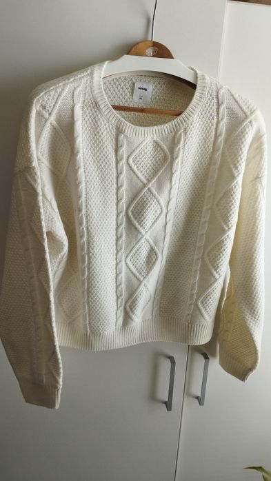 Sweter kremowy rozmiar m