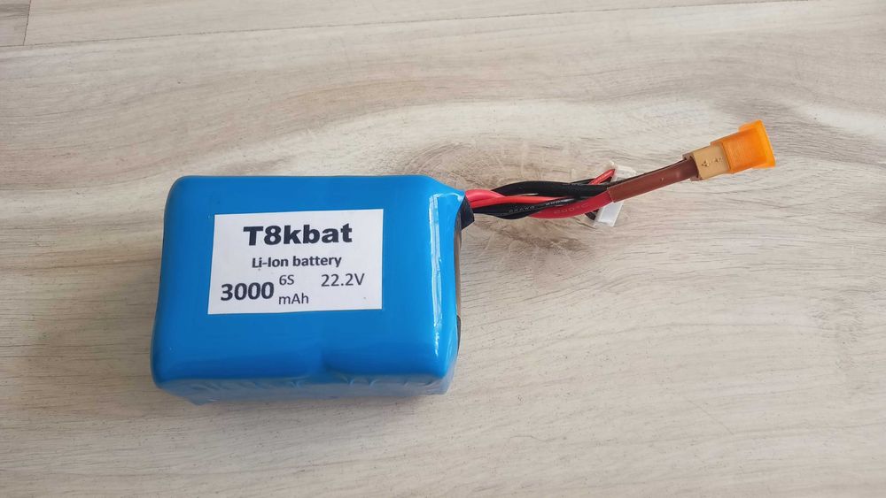 Bateria Li-Ion 6S 3000mAh 22.2V do drona FPV long-range ground station