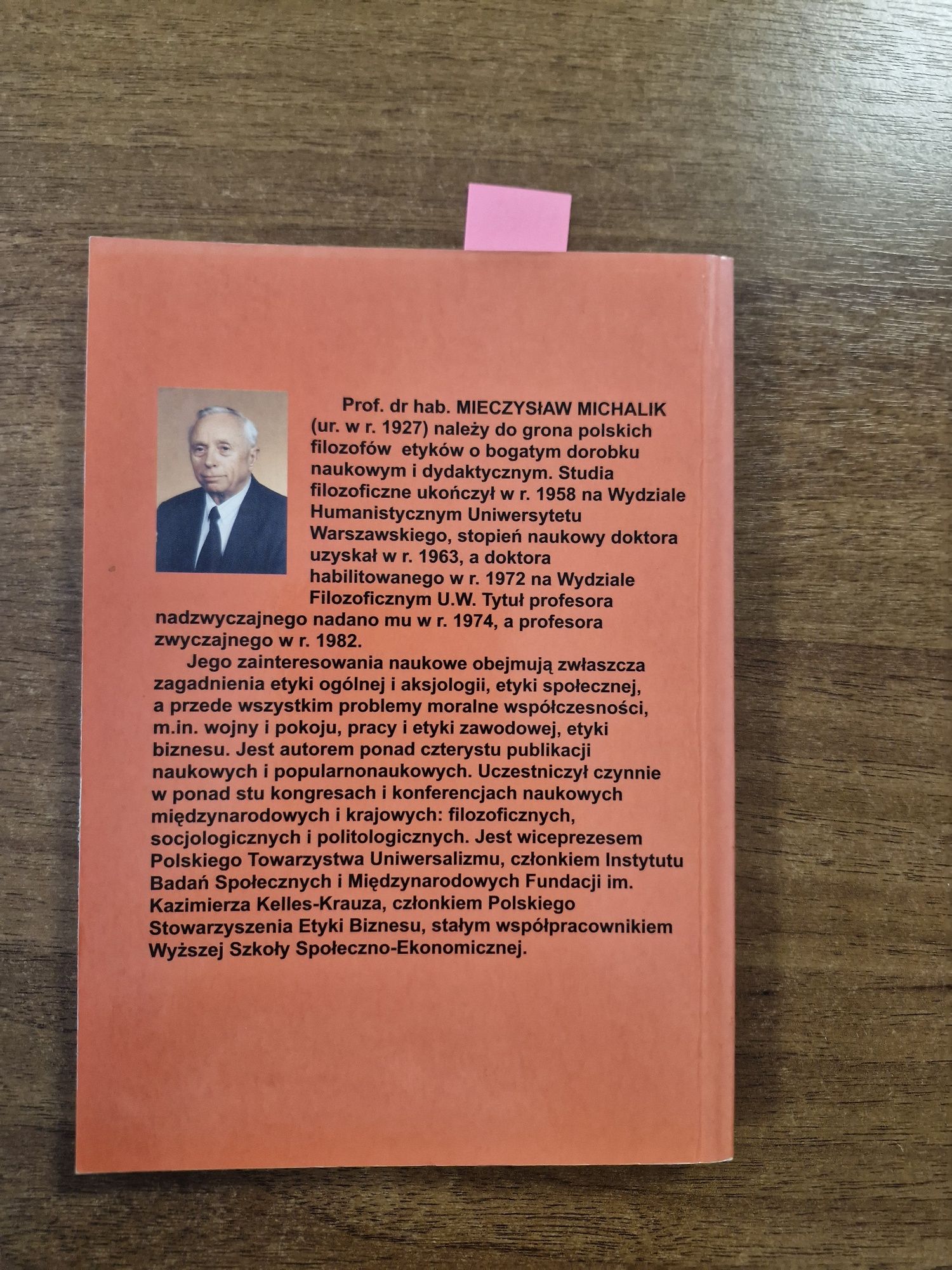 A1065. "Od etyki zawodowej, do etyki biznesu" M.Michalik