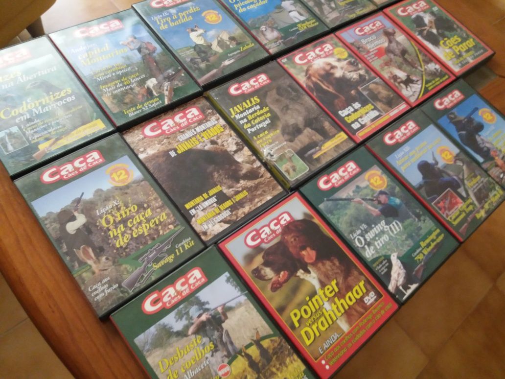 18 DVD'S Caça- Cães de Caça