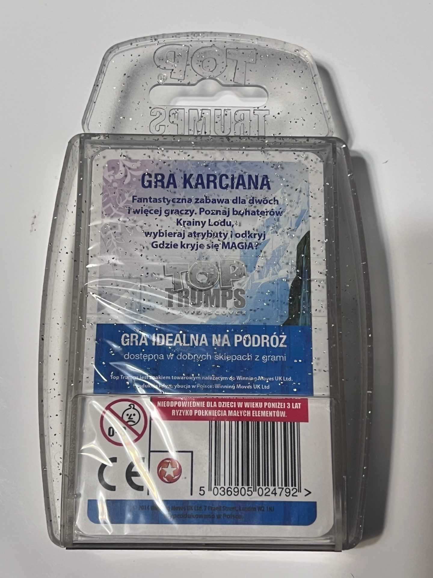 TOP TRUMPS Karty Kraina Lodu świetna gra