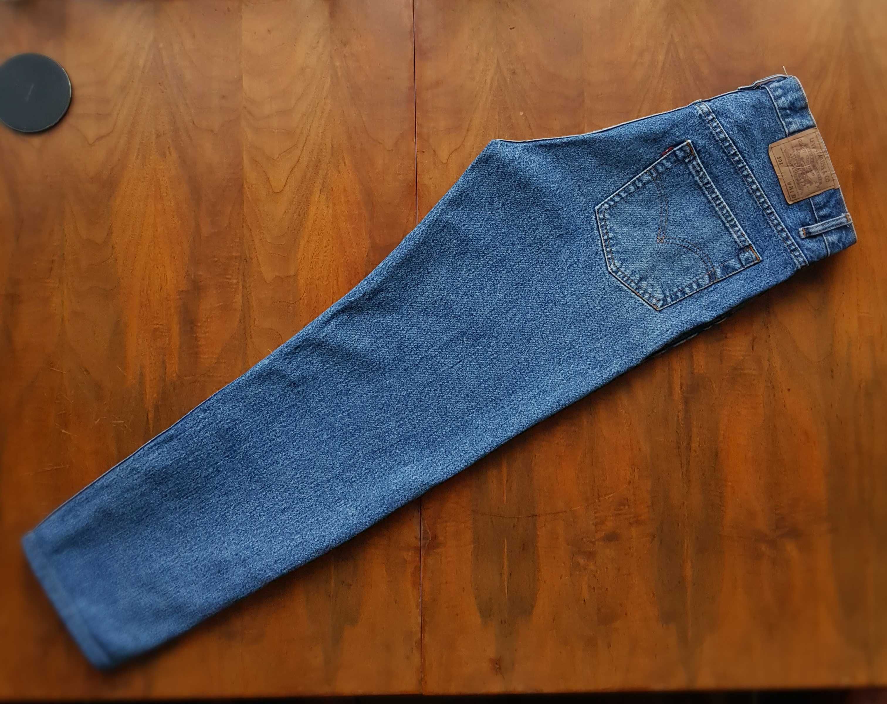 Джинсы (Levis 501 ) Made in USA ! W36/38-L32