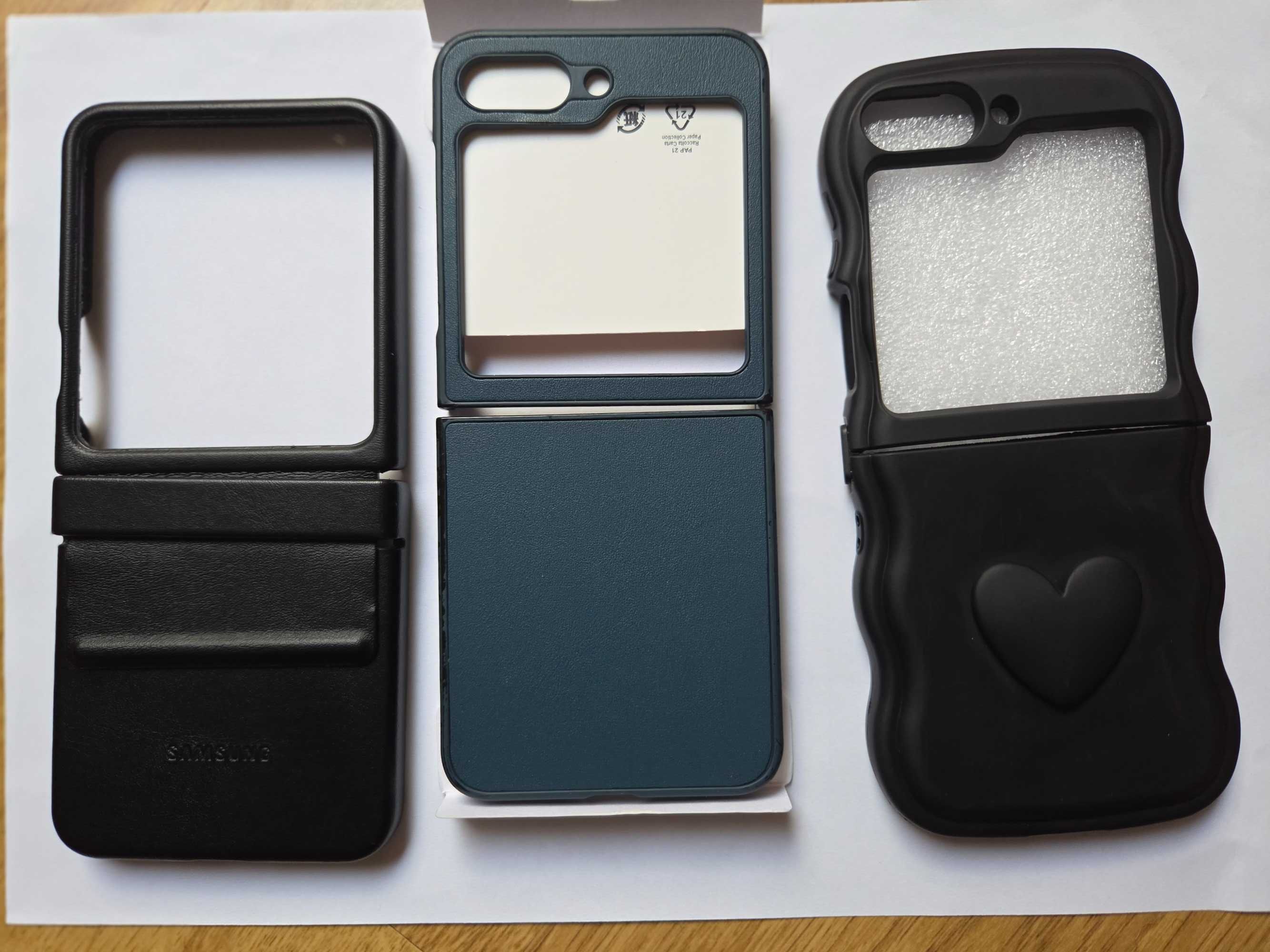 3 CAPA (s) FLAP ECO-LEATHER Samsung Galaxy Z Flip 5