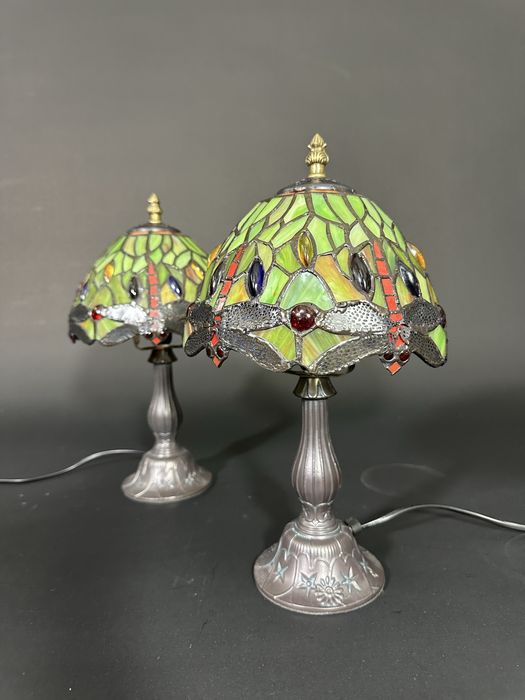 Para Lamp Stołowych Tiffany Meble Stylowe Grodzisk Mazowiecki