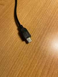Kabel przewód USB micro USB krótki czarny 30cm