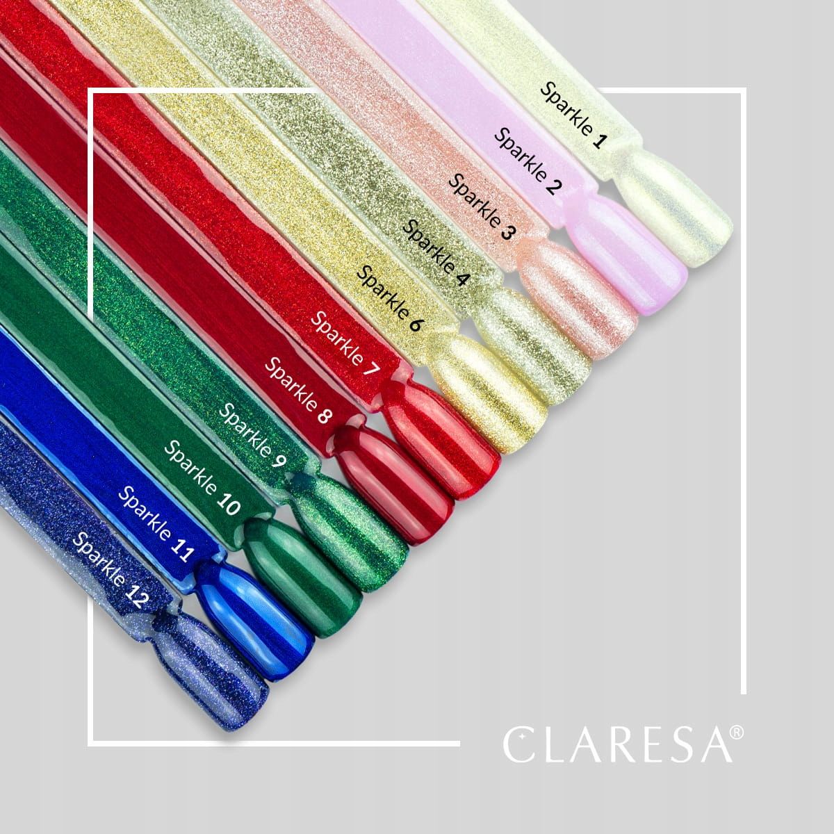 Claresa Lakier Hybrydowy Sparkle 12 - 5Ml