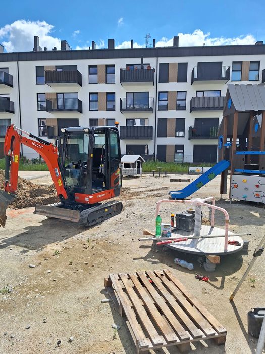 Usługi minikoparką