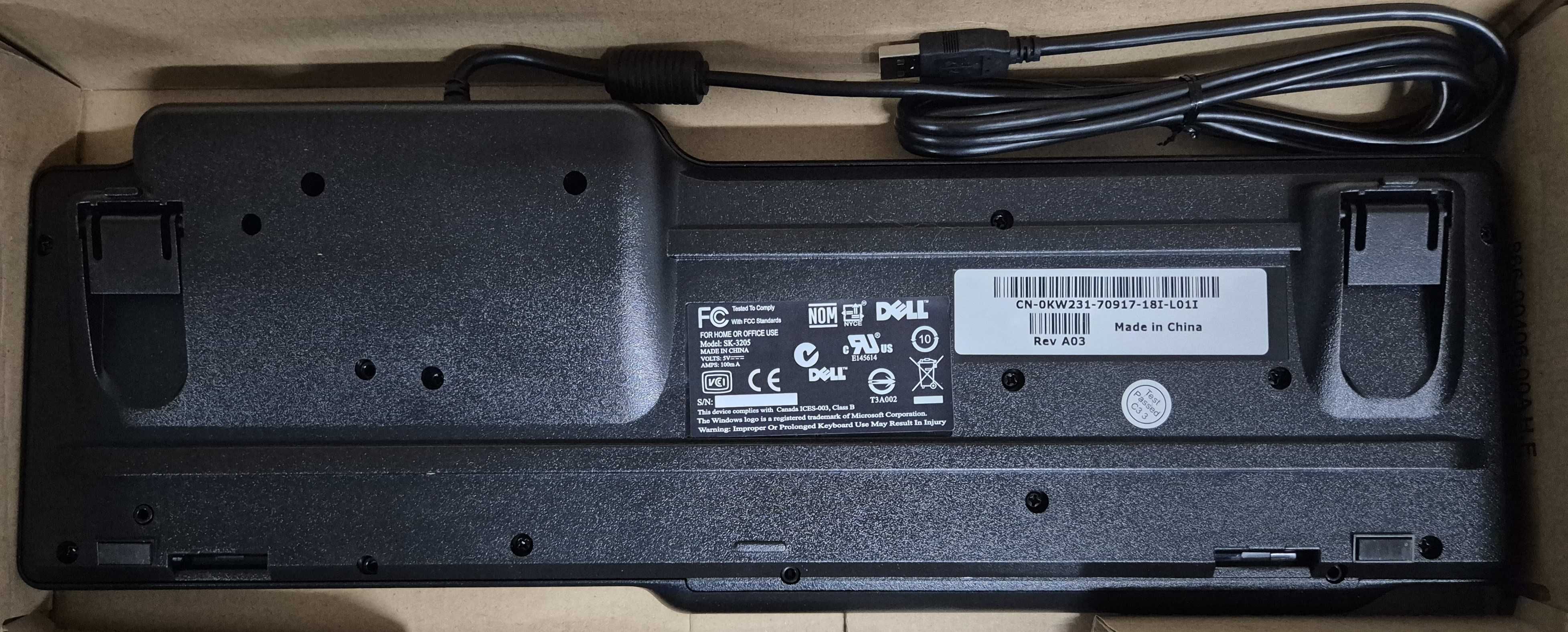 Teclado leitor smart card português com fio Dell KW231 (NOVO)