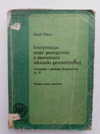 Interpretacja mapy geologicznej z elementami tektoniki geometrycznej.