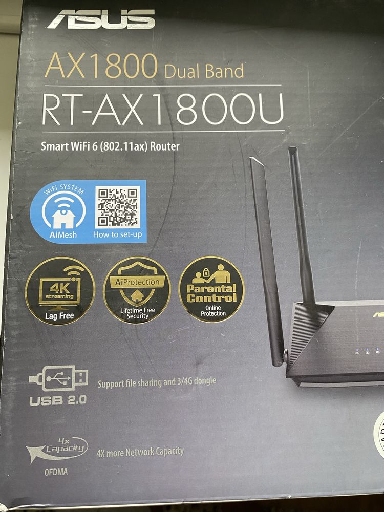Router Wifi 6 Asus RT-AX1800U