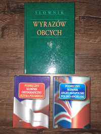 Słownik wyrazów obcych, ortograficzny i ang.-polski/polsko-ang. NOWE