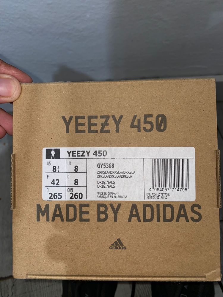 Adidas Yeezy 450 Black