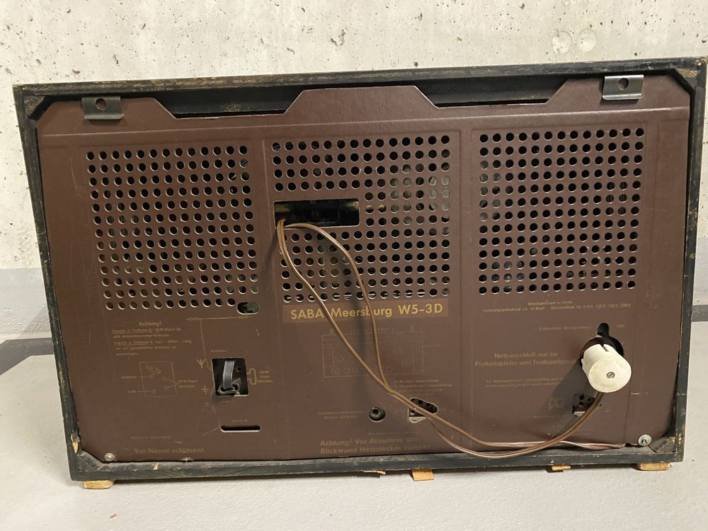 Radio lampowe Saba W5-3D