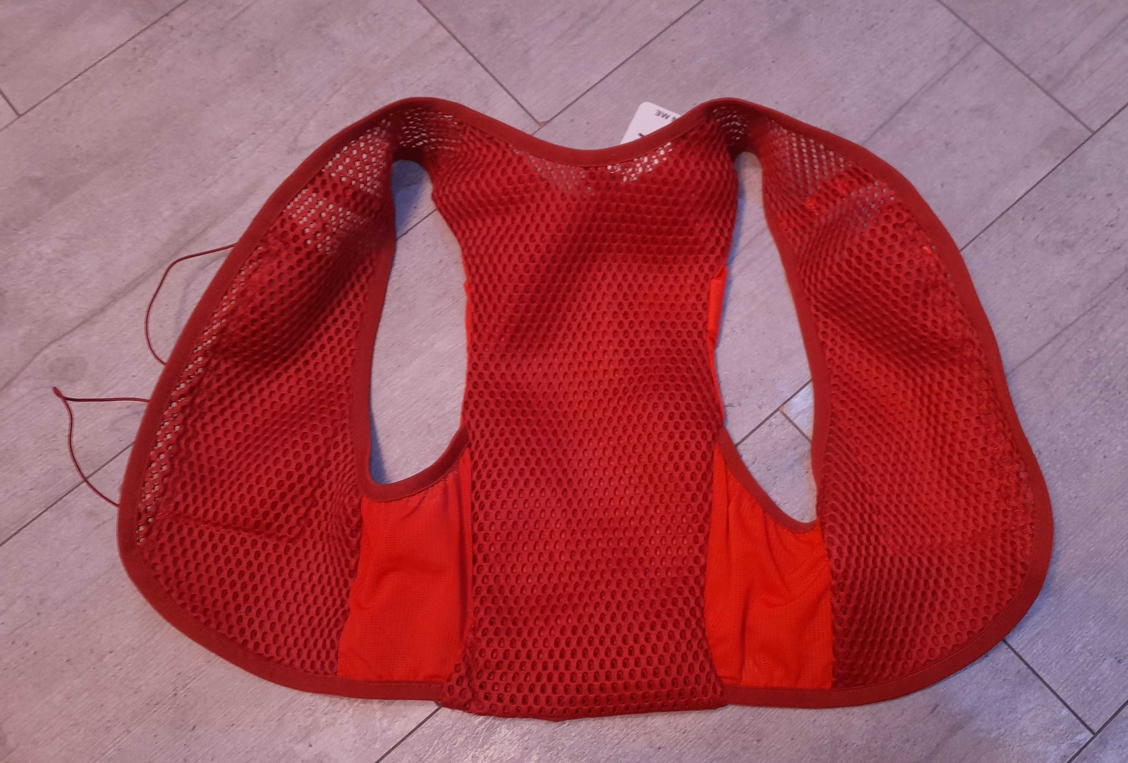 Kamizelka biegowa Salomon Active Skin 4 - red dahlia/high risk