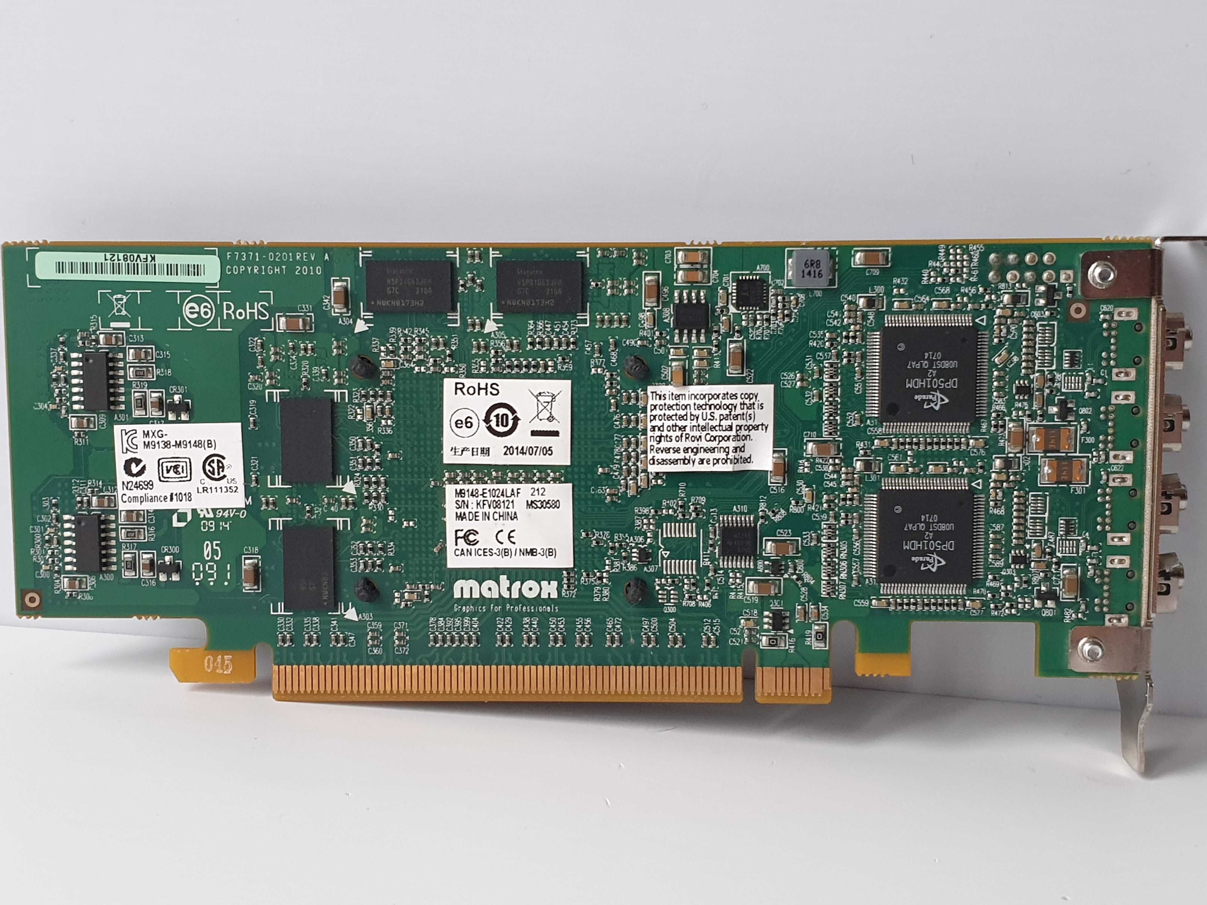 Відеокарта Matrox M9148 +кабель