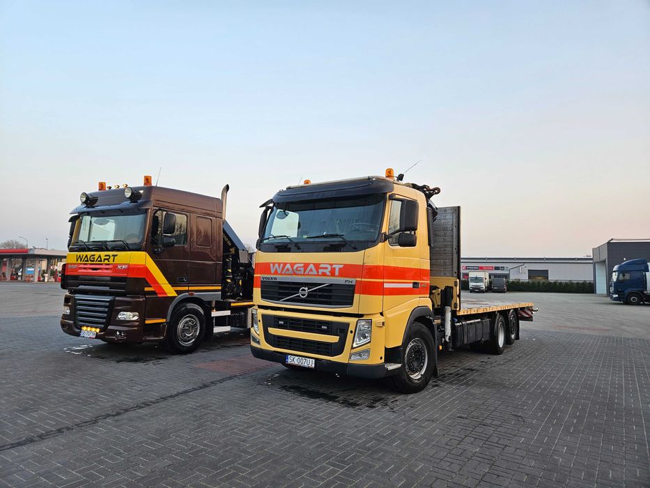 Usługi transportowe HDS transport maszyn kontener laweta dźwig TANIO