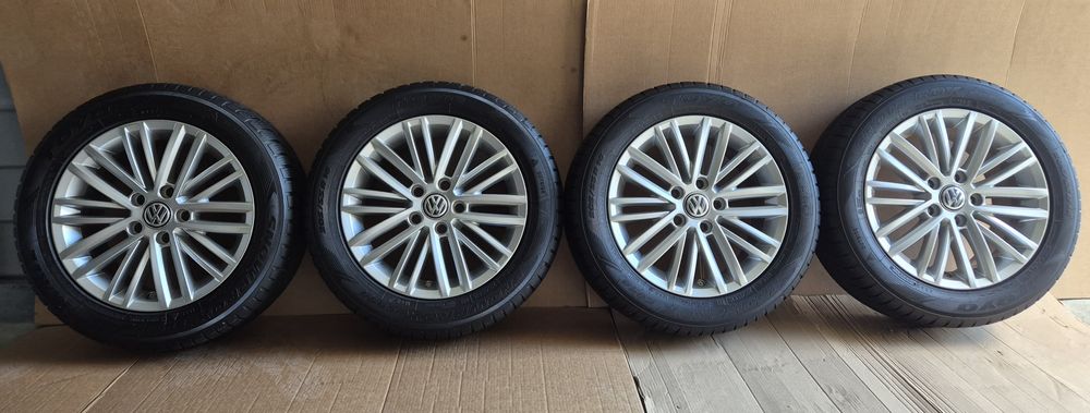 Koła, Alufelgi Borbet VW 16 ' , 5x112 nowe , oryginał, opony zimowe