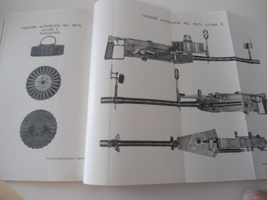 Manual de Instruções da Vickers Automatic RC Gun, Class F (1931/1932)