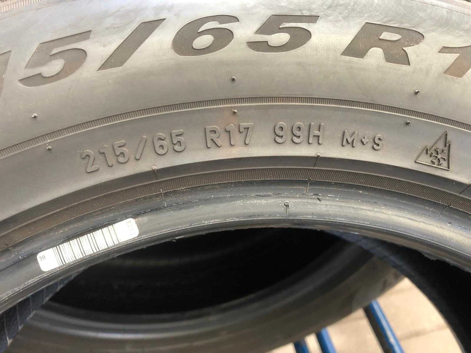 opony zimowe 215/65r17 PIRELLI 2017
