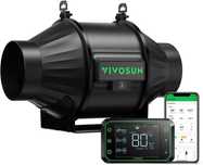 Wentylator VIVOSUN T4 100 mm 357 m³/h z GrowHub EC Cichy Do Uprawy