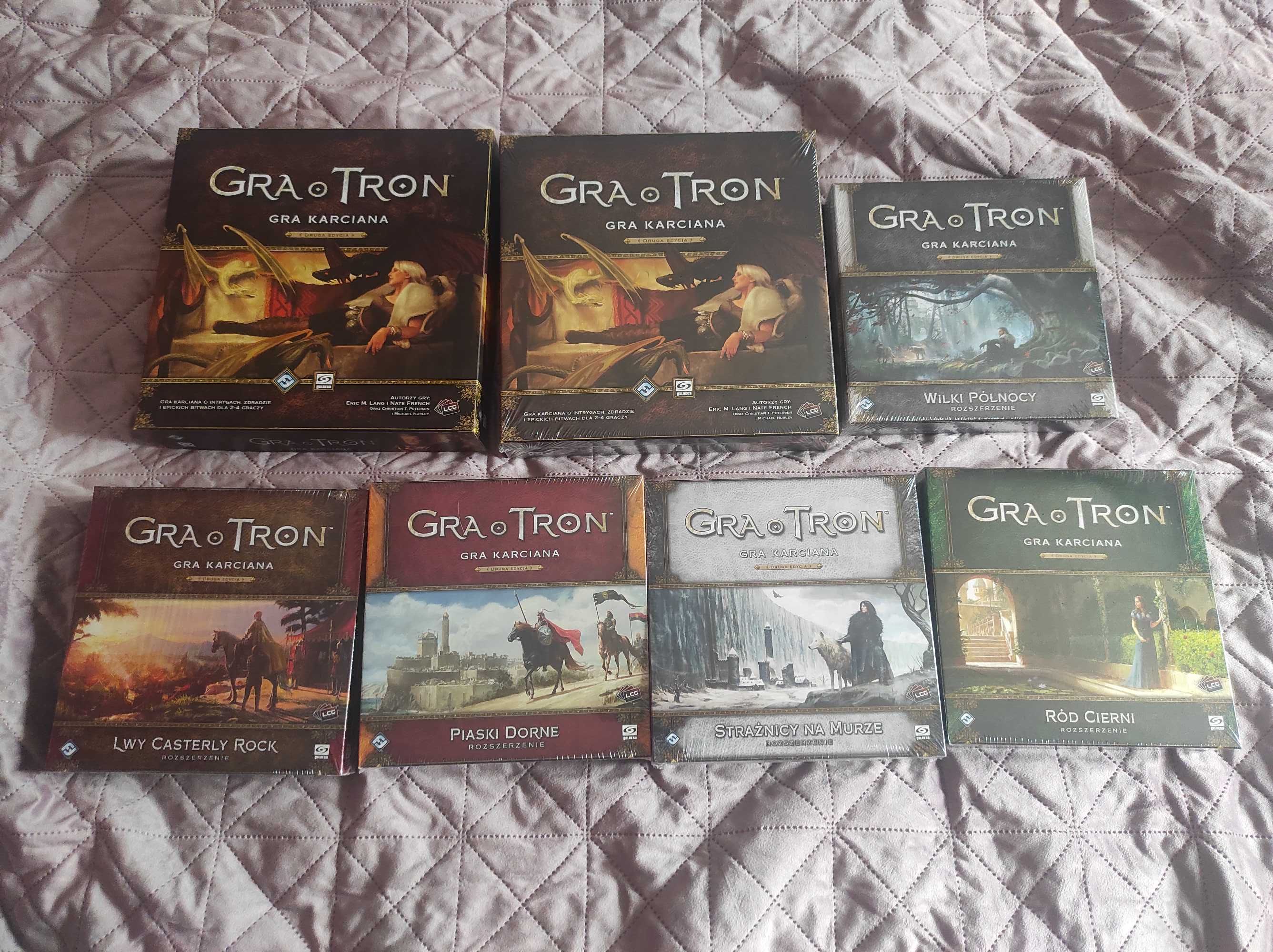 Gra o Tron: Gra karciana - Druga edycja i duże dodatki