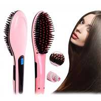 Гребінець випрямляч Fast Hair Straightener, гофре плойка прасок