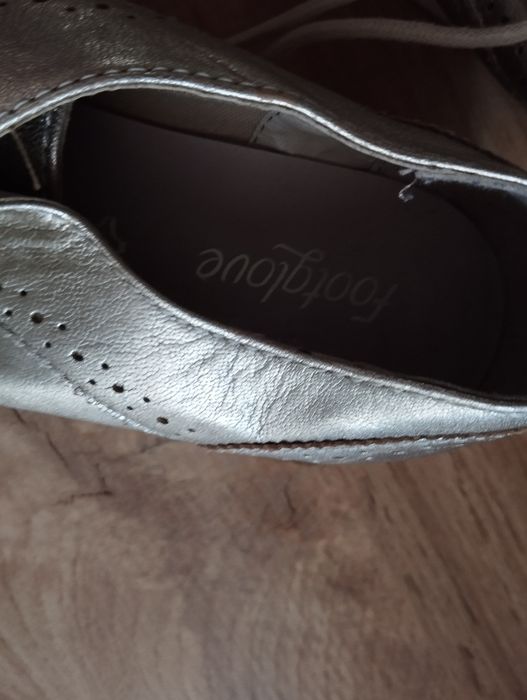 Buty złote mokasyny rozmiar 37