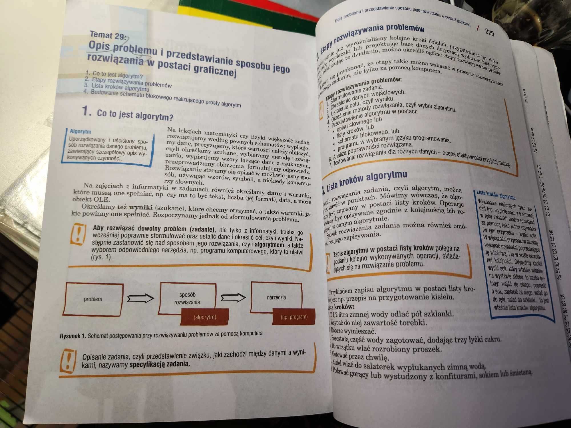 Informatyka podstawowe tematy gimnazjum Koba 2009