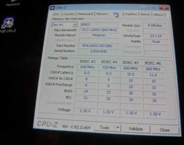 2 Модулі оперативи DDR3 по 8192MB 1600MHz Kingston FURY Blue HyperX