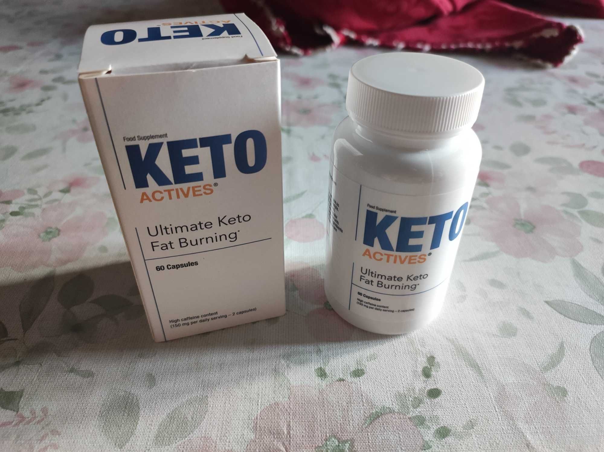 Lote 4 Caixas Comprimidos Emagrecimento Keto Actives