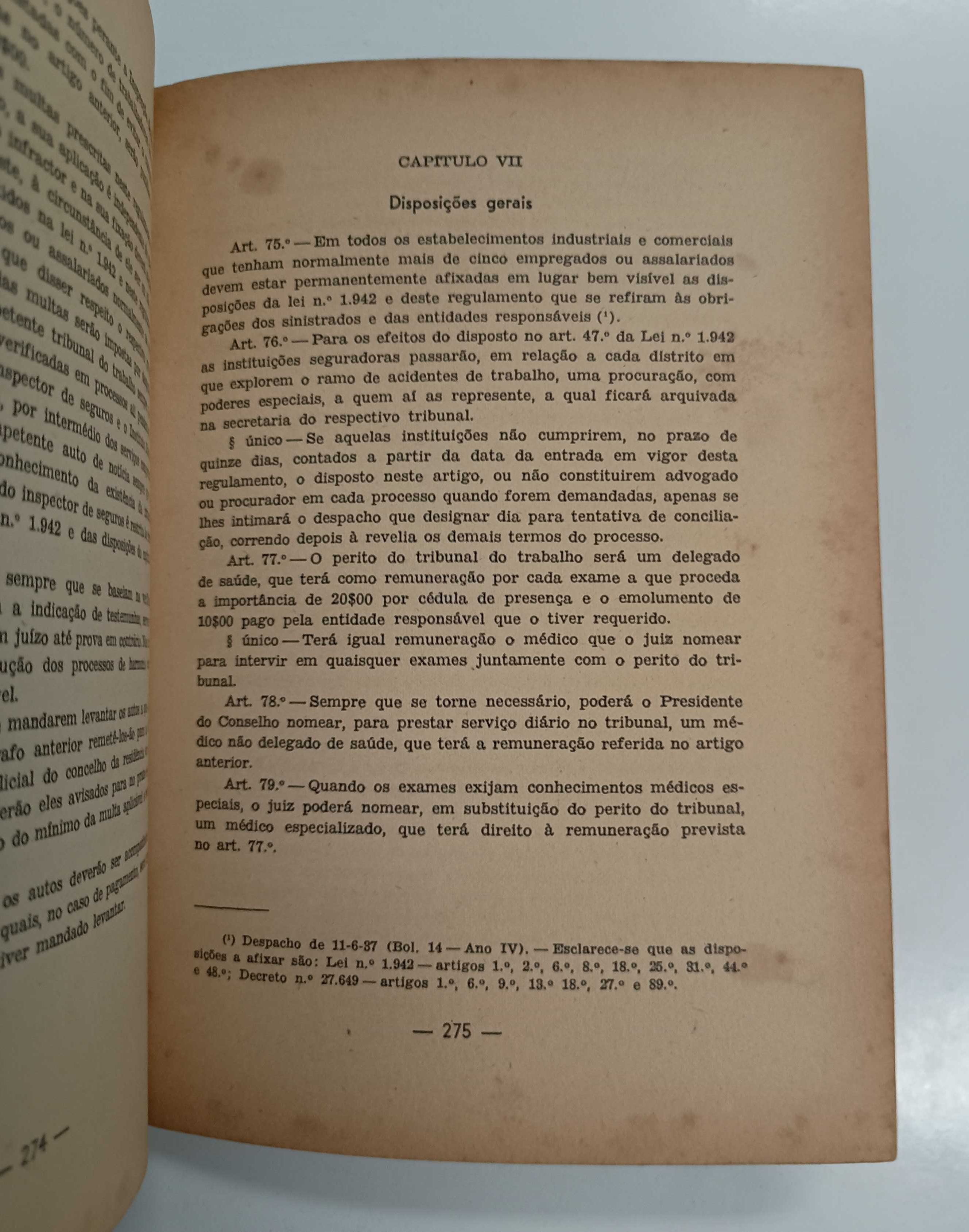 1a edição: Direito ao trabalho, de J. Silva Tavares