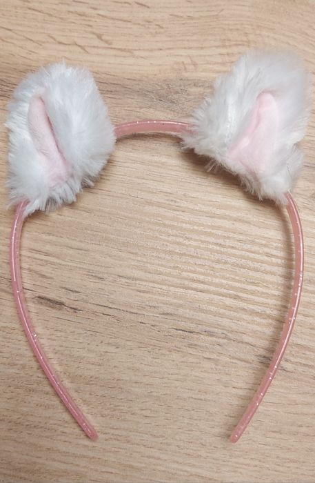 Błyskotki epee kotek z cekinami i torebka. Opaska. Prezent święta.