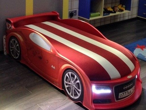 Детская Кроватка Машинка Диван, Audi/Ауди A4 (Бесплатная доставка)