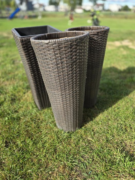 Donice ratanowe  wysokie