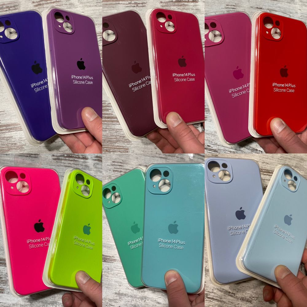 Чехол айфон 14 + силикон чехол iphone 14 plus silicon case микрофибра