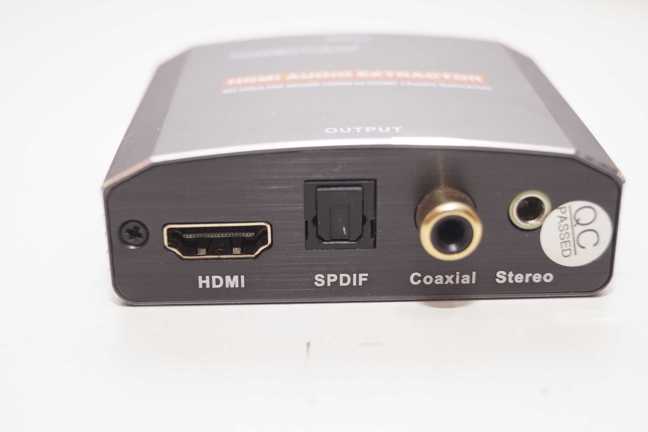 NOWBOTUCH Extractor konwerter hdmi-hdmi 4K spdif ps4 ps5 tv Xbox Hhdcp