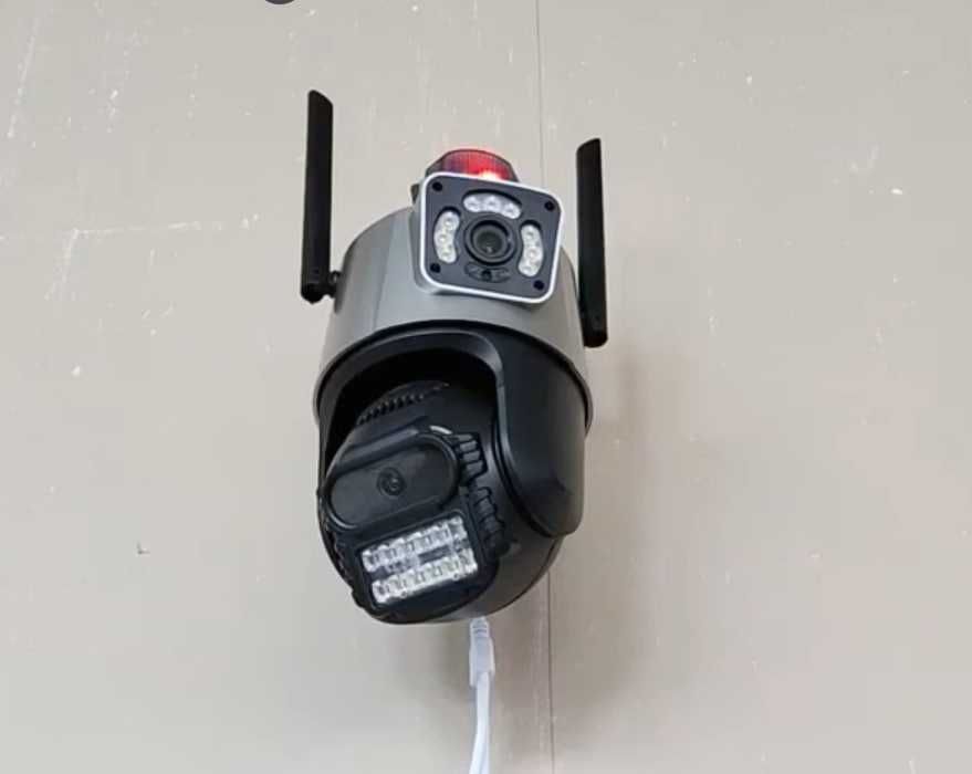 Поворотна WIFI Камера Dual Lens Zoom 8MP