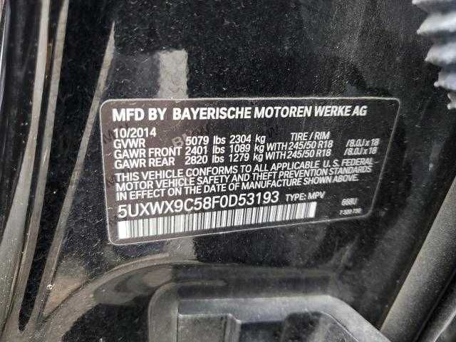 BMW X3 Xdrive28I 2015