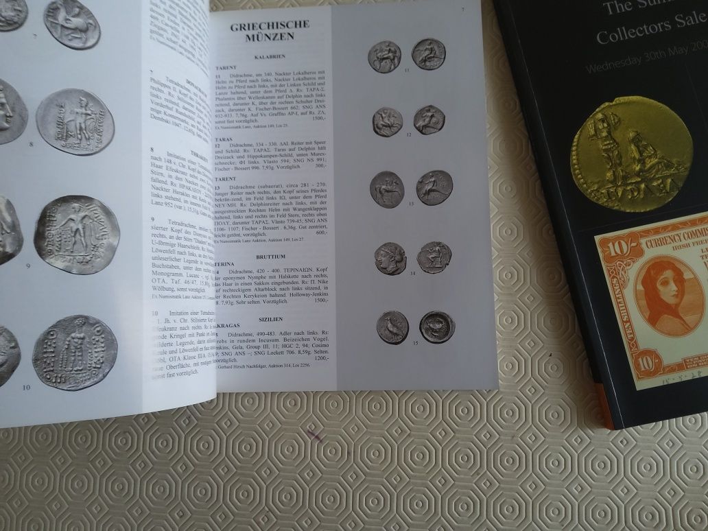 12525#Livro/catálogo Leilão Moedas Romana 2016 ofert 1 livro notas etc