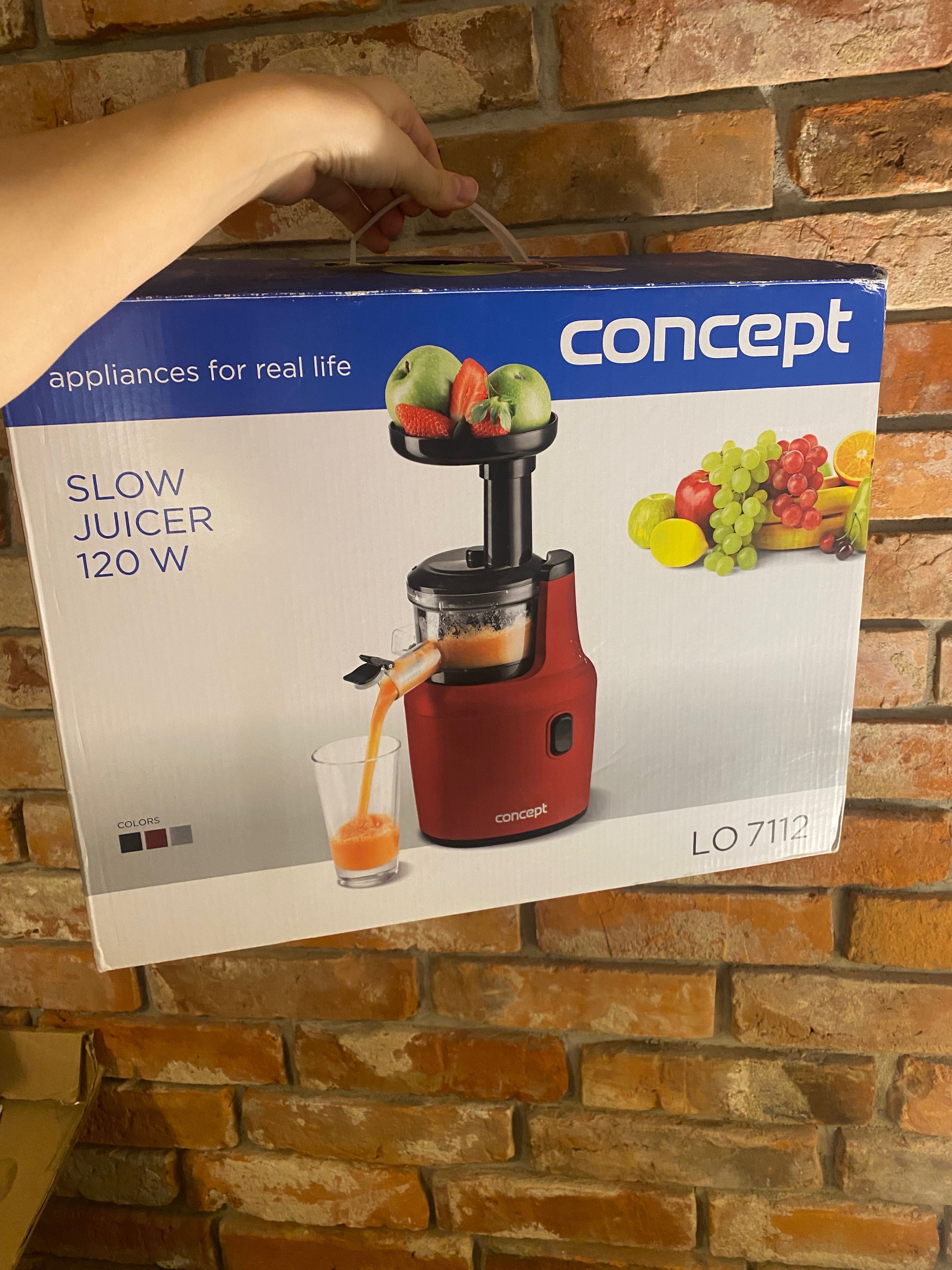 Concept slow juicer 120W sokowirówka wolnoobrotowa