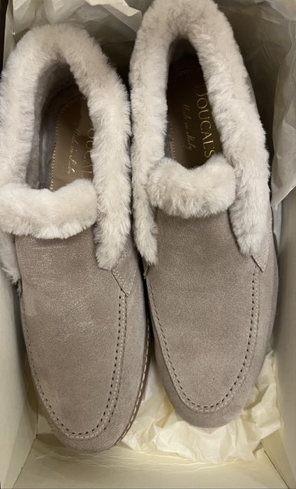 Черевики жіночі Doucal’s | замшеві дезерти на хутрі (Італія, 39) - 50%