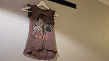 Bluzeczka 134 bluzka F&F koszulka T-shirt zebry safari