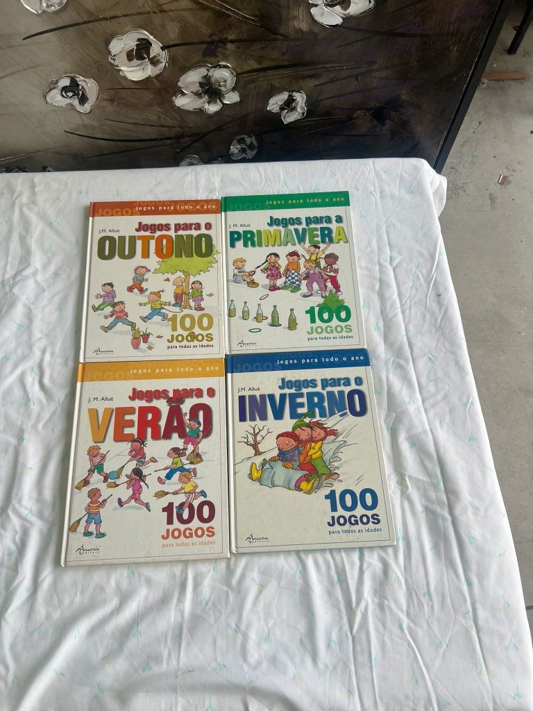 4 livros  estações