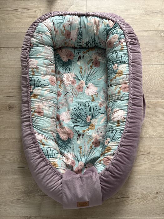 Kokon niemowlecy La Millou, Velvet- Best Nest - Boho Palms