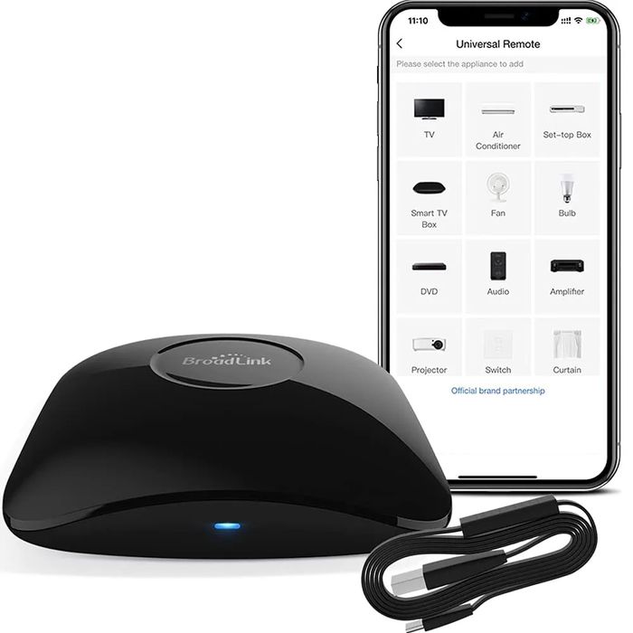 Универсальный пульт управления Broadlink RM4 Pro IR/RF