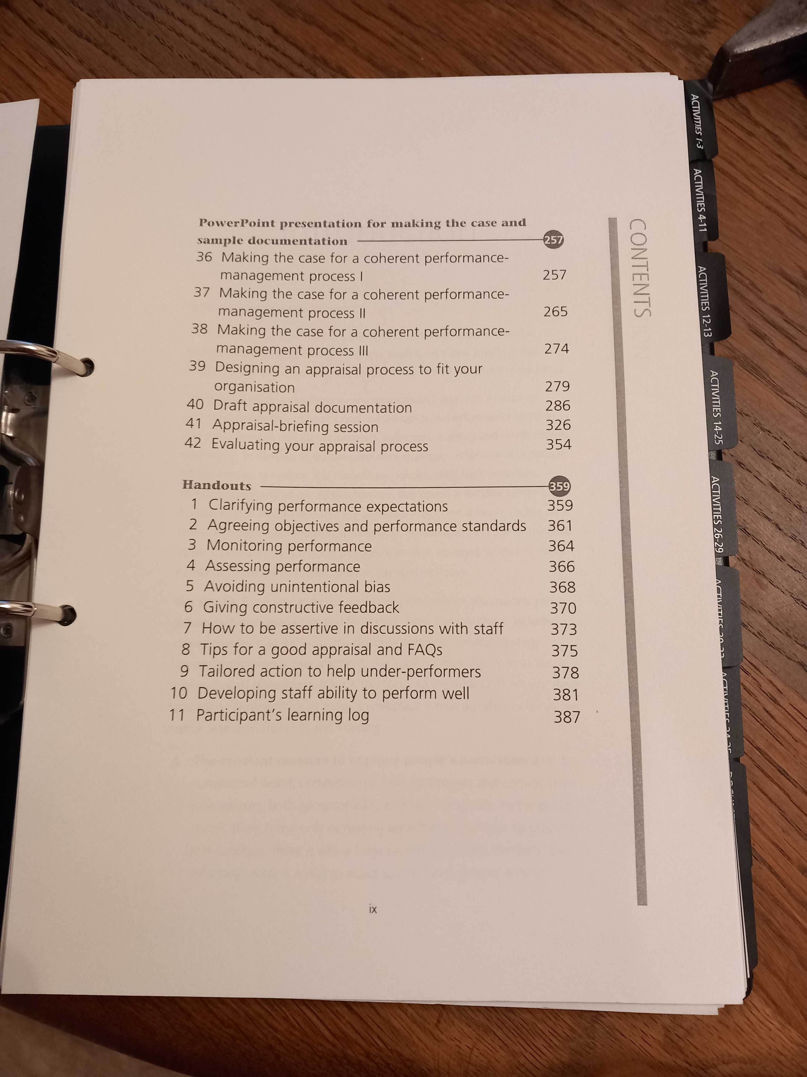 Performance management and apprisal