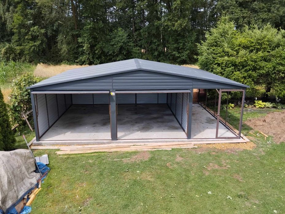 Garaże drewnopodobne