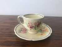 filiżanka porcelanowa royal doulton orchids storczyki vintage prl