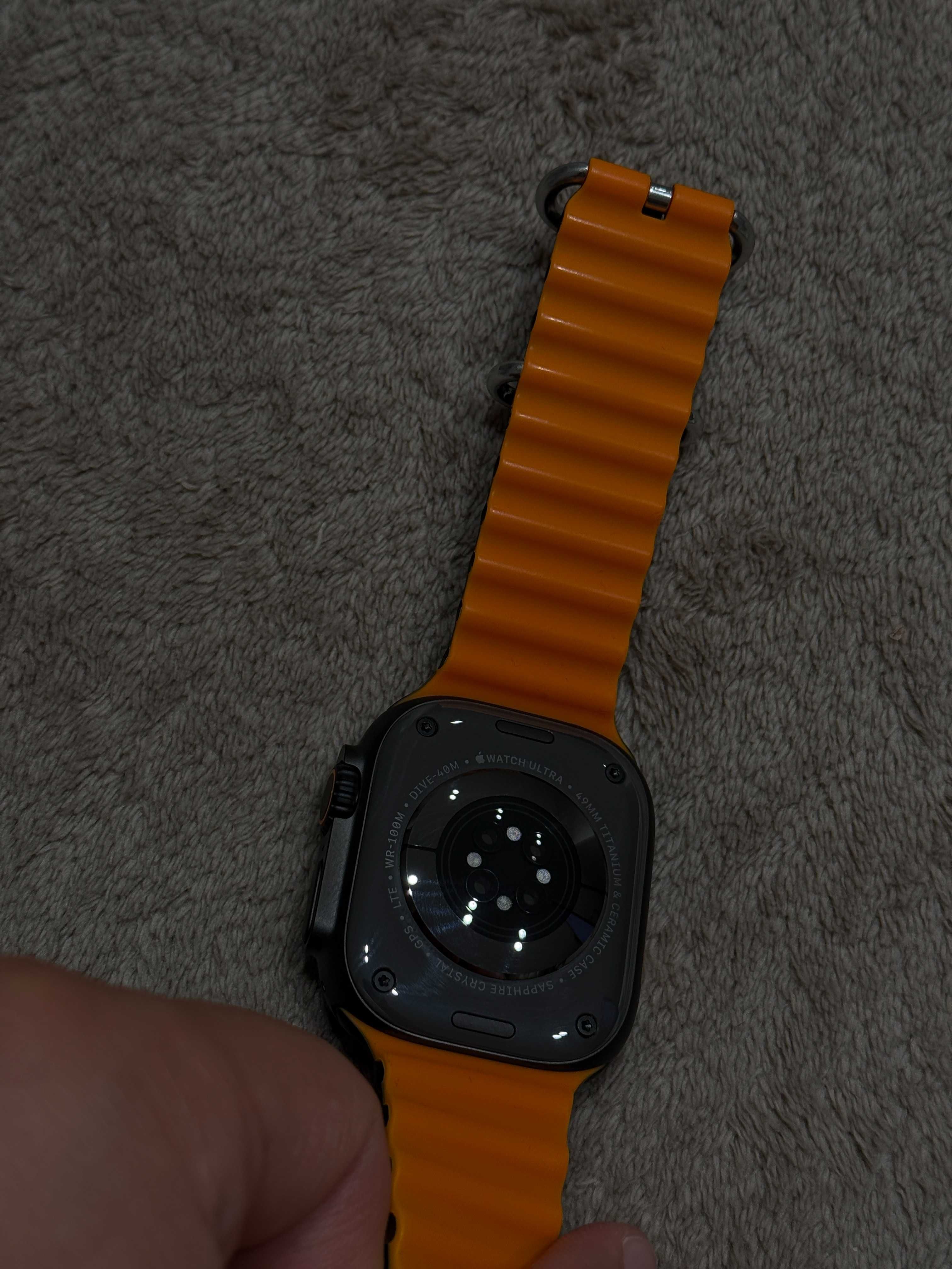 ЧОРНИЙ Apple Watch Ultra 2 49 mm Black Оригінал смарт годинник епл